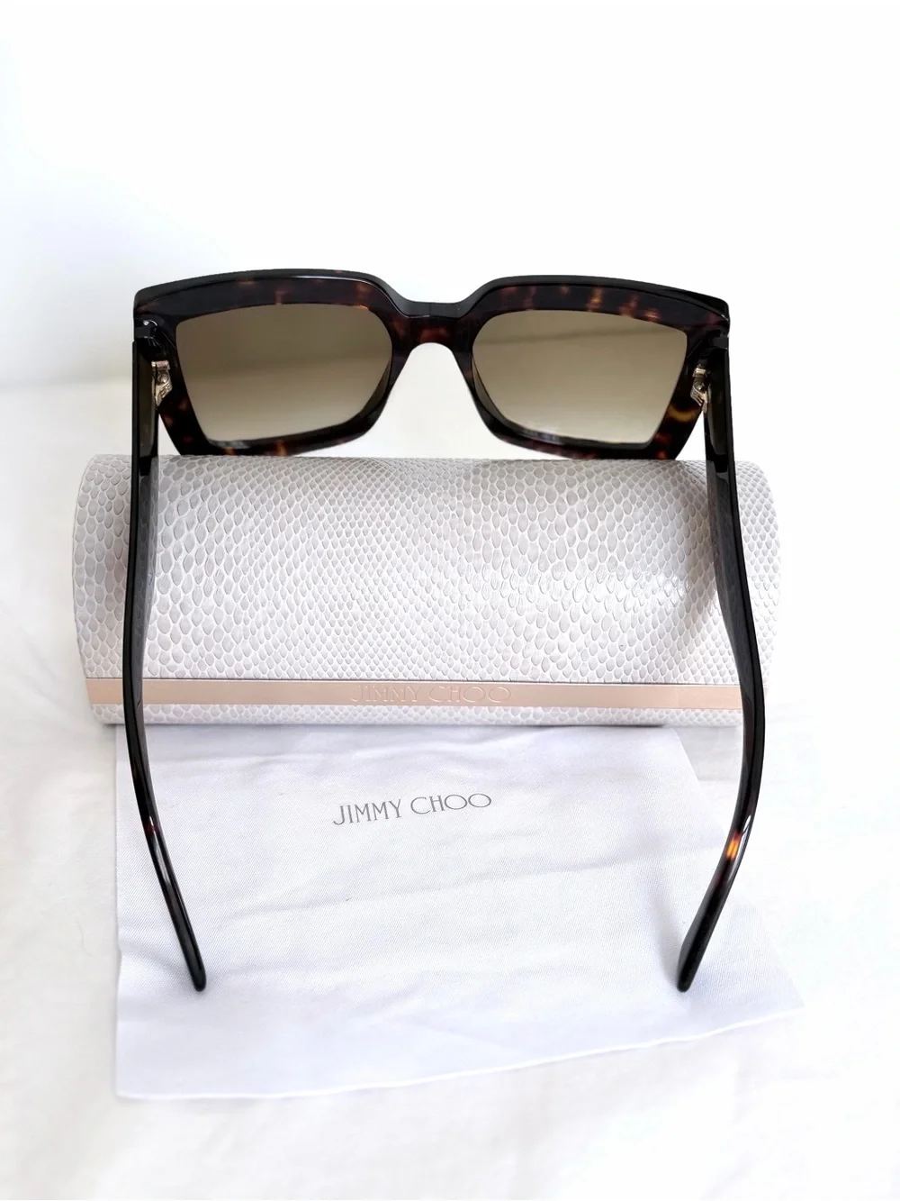 JIMMY CHOO Havana Square-Frame Sunglasses WMN